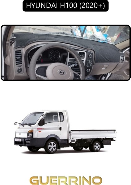 Hyundai H100 2020+TORPİDO Koruma Halısı Siyah Kenar