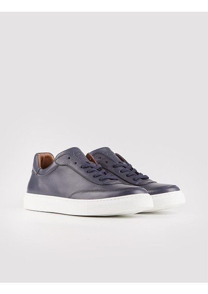 Lacivert Erkek Deri Sneaker 26550 fiyatları