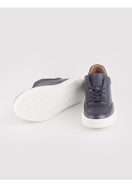 Lacivert Erkek Deri Sneaker 26550 fırsatları