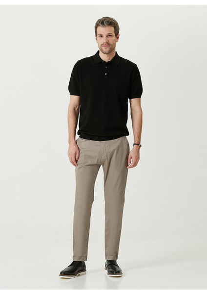 Normal Bel Normal Paça Jogger Vizon Erkek Pantolon 1087312