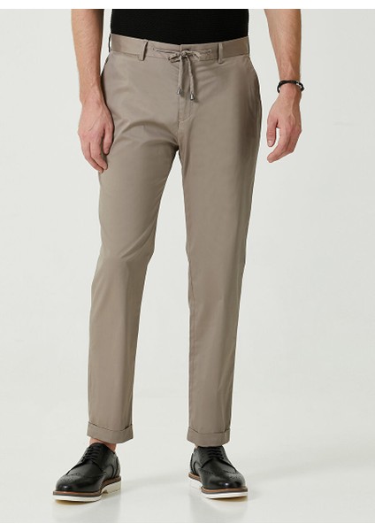Normal Bel Normal Paça Jogger Vizon Erkek Pantolon 1087312