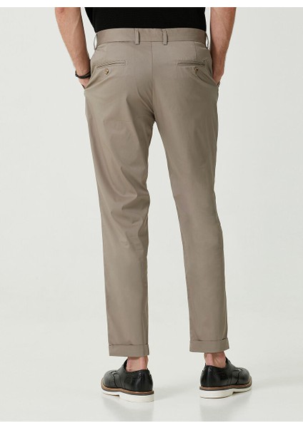 Normal Bel Normal Paça Jogger Vizon Erkek Pantolon 1087312
