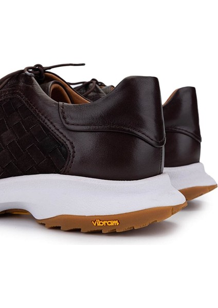 Erkek Hakiki Deri Kahverengi Sneakers & Spor Ayakkabı fırsatları