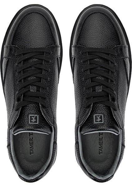 Erkek Hakiki Deri Siyah Floter Sneakers & Spor Ayakkabı indirimleri
