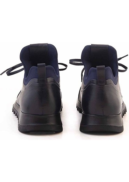 Lacivert Erkek Deri Sneaker 191MCE002 502X fırsatları