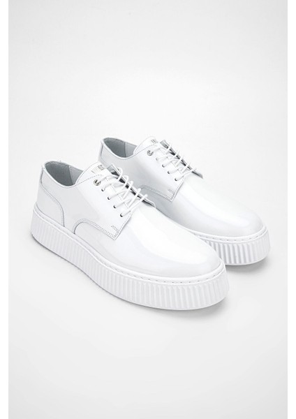 Aden Erkek Beyaz Rugan Hakiki Deri Sneakers & Spor Ayakkabı fiyatları