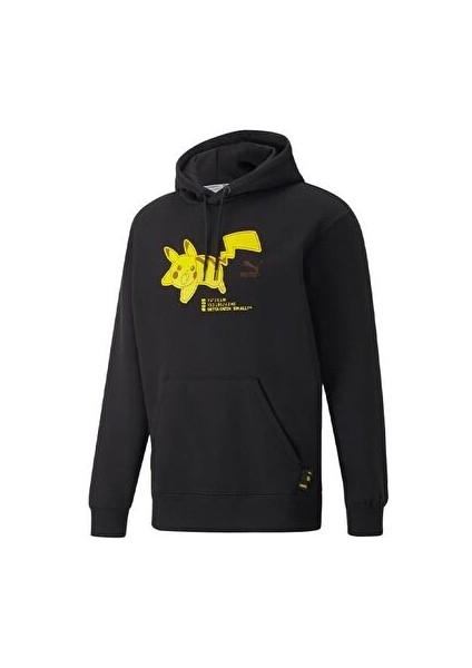 x Pokemon Hoodie Fl Erkek Sweatshirt 536549-01 Siyah