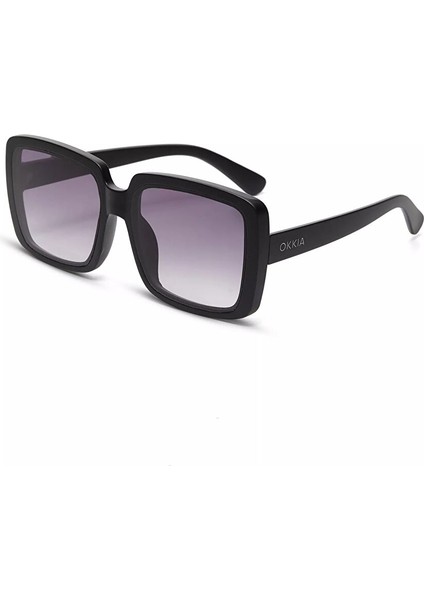 Alessia Unisex Güneş Gözlüğü Siyah OK027-BK