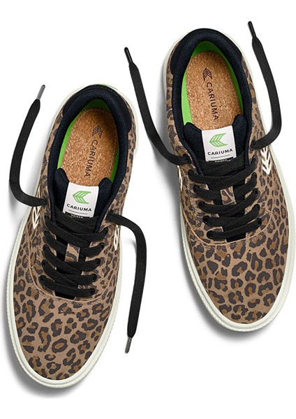 511802P02M-NAIOCA Leopar Print Suet Siyah - Kahve Süet Erkek Günlük Spor Ayakkabı modelleri