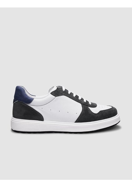 Beyaz-Gri Erkek Sneaker 123974H