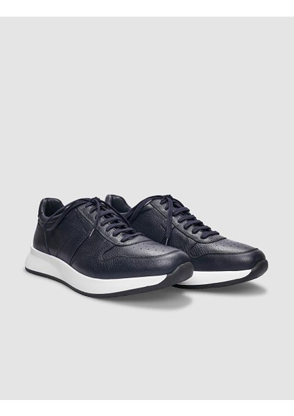 Lacivert Erkek Deri Sneaker 29782 fiyatları