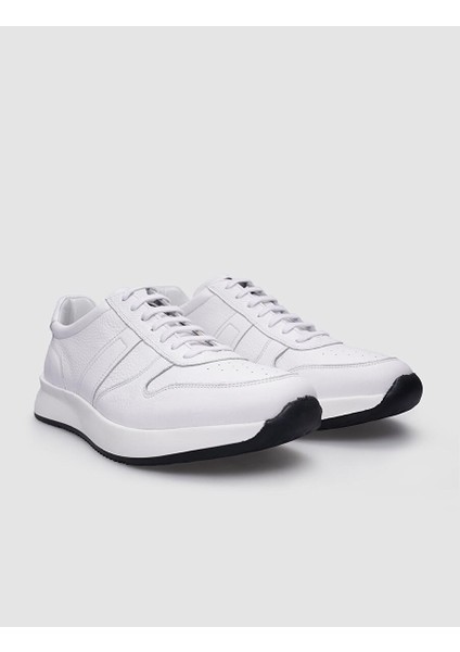 %100 Hakiki Deri Beyaz Bağcıklı Erkek Sneaker fiyatları