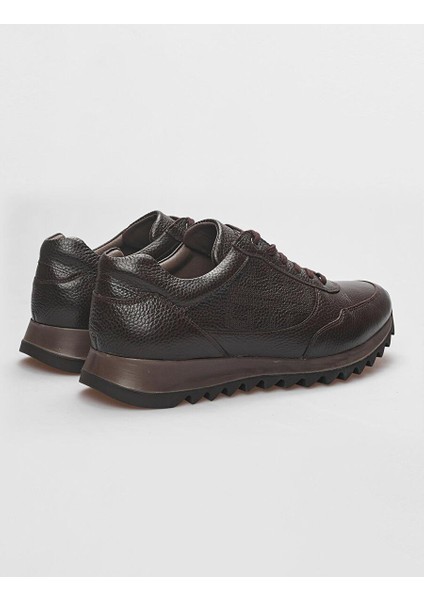 Kahverengi Erkek Deri Sneaker 29106 modelleri