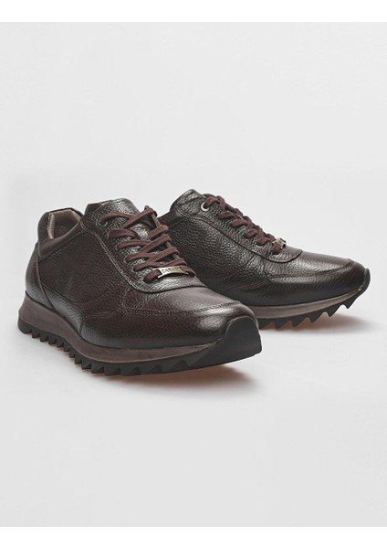Kahverengi Erkek Deri Sneaker 29106 fırsatları