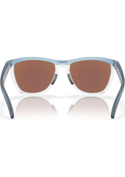 Frogskins™ Range OO9284 Yuvarlak Şeffaf Mavi Polarize Erkek Güneş Gözlüğü