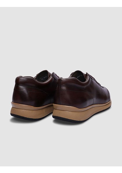 Kahverengi Erkek Deri Sneaker 101398S fırsatları