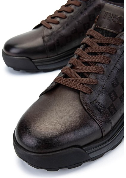 Erkek Hakiki Deri Kahverengi Sneakers & Spor Ayakkabı fırsatları