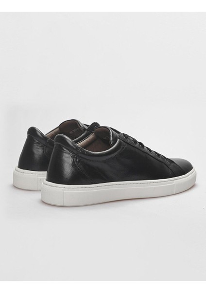 Siyah Erkek Deri Sneaker 121208R