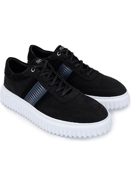 Erkek Hakiki Deri Siyah Nubuk Sneakers & Spor Ayakkabı fiyatları