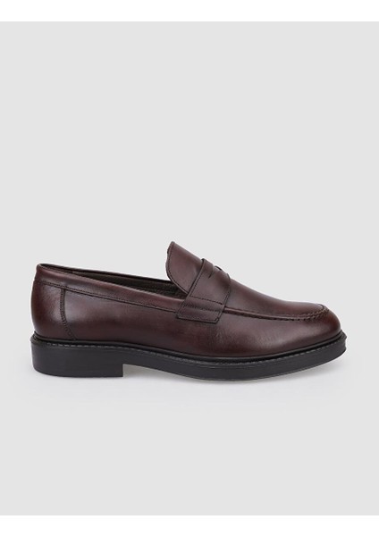 Siyah Erkek Deri Loafer 124768_BYNR1