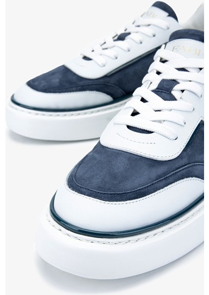 Fabi Erkek Hakiki Deri Lacivert/beyaz Sneakers & Spor Ayakkabı modelleri