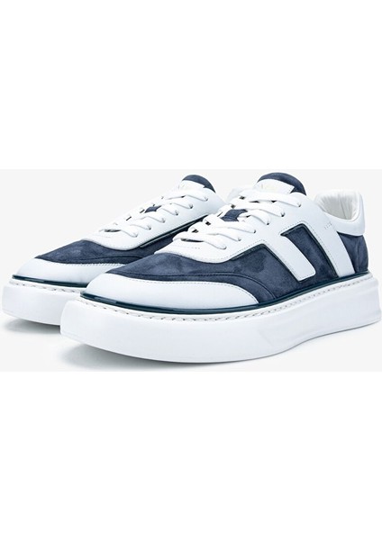 Fabi Erkek Hakiki Deri Lacivert/beyaz Sneakers & Spor Ayakkabı fırsatları