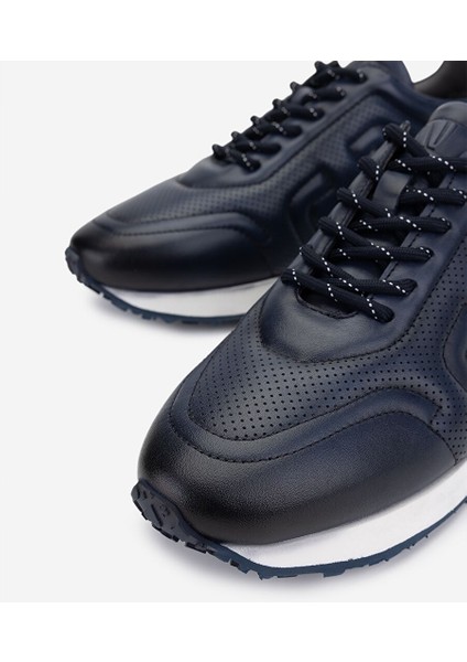 Erkek Hakiki Deri Lacivert Sneakers & Spor Ayakkabı modelleri