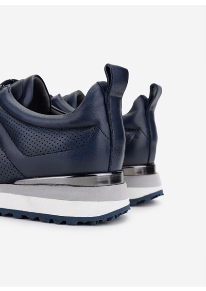 Erkek Hakiki Deri Lacivert Sneakers & Spor Ayakkabı fırsatları