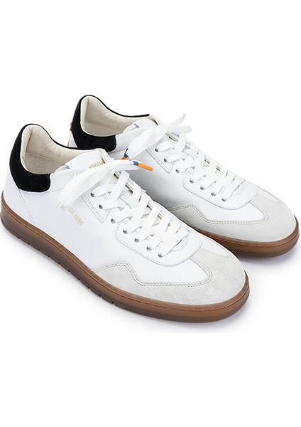 Erkek Hakiki Deri Beyaz/siyah Sneakers & Spor Ayakkabı fiyatları
