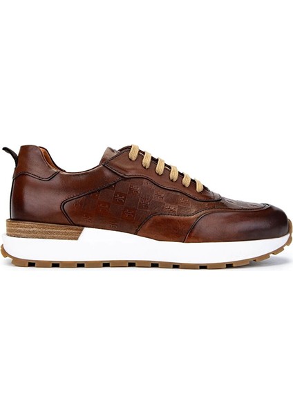 Erkek Hakiki Deri Taba Sneakers & Spor Ayakkabı