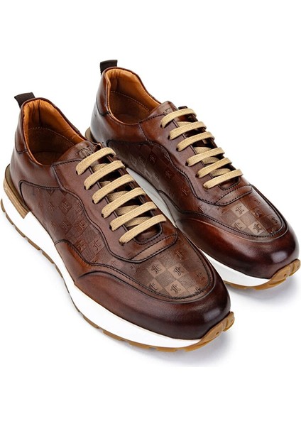 Erkek Hakiki Deri Taba Sneakers & Spor Ayakkabı