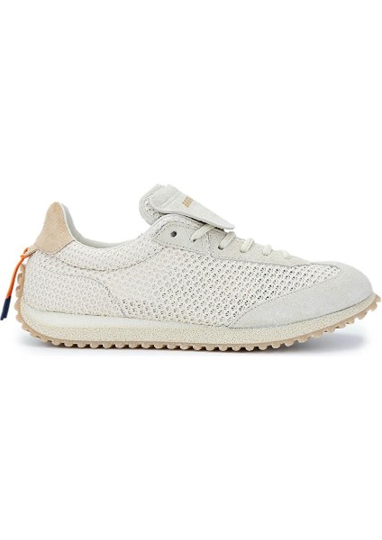Erkek Deri & Tekstil Beyaz/bej Sneakers & Spor Ayakkabı