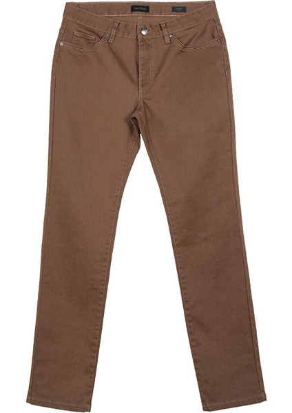 Normal Bel Düz Paça Slim Fit Vizon Erkek Pantolon 1085972