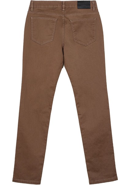 Normal Bel Düz Paça Slim Fit Vizon Erkek Pantolon 1085972