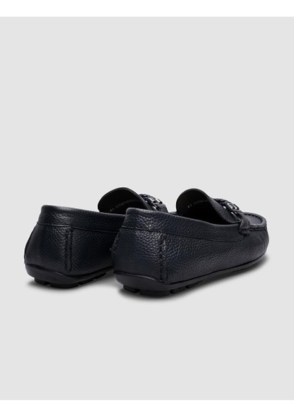 Gri Erkek Deri Loafer 121776_BYNR1