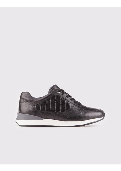 Siyah Erkek Deri Sneaker 115274