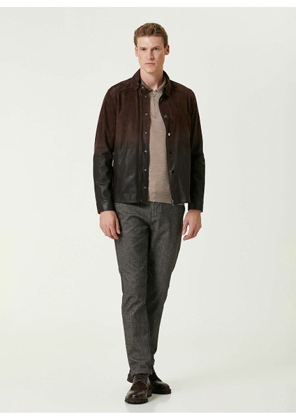 Antrasit Erkek Slim Fit Düz Pantolon 1091906