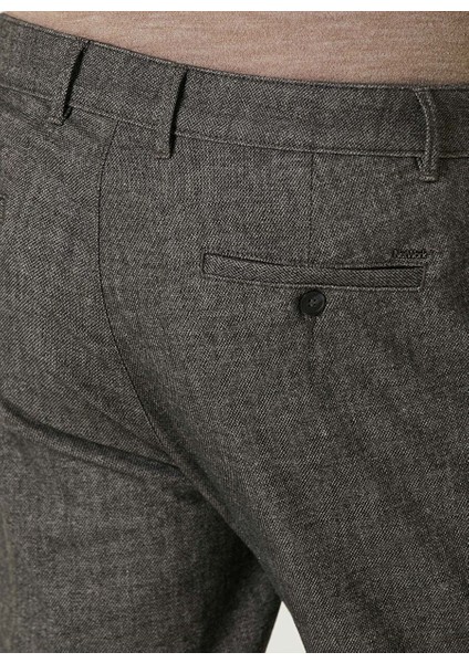 Antrasit Erkek Slim Fit Düz Pantolon 1091906