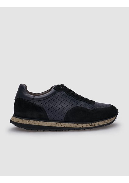 Siyah-Lacivert Erkek Sneaker 124382
