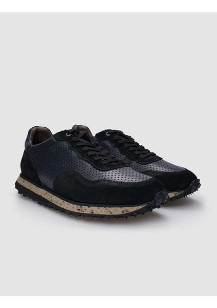 Siyah-Lacivert Erkek Sneaker 124382