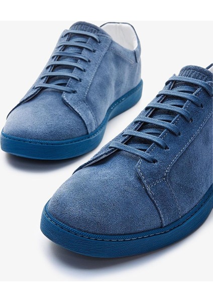 Lacivert Erkek Süet Sneaker 965 3201 Erk Ayk Y23