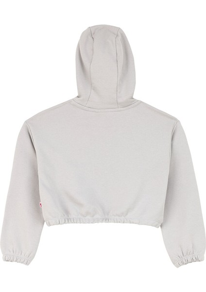 Gri Kız Çocuk Baskılı Sweatshirt BRB4WG-SWT6044 fiyatları
