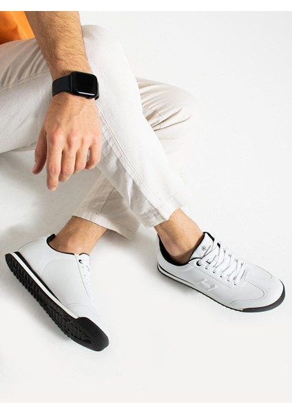 Beyaz-Siyah Erkek Sneaker 10379 fırsatları