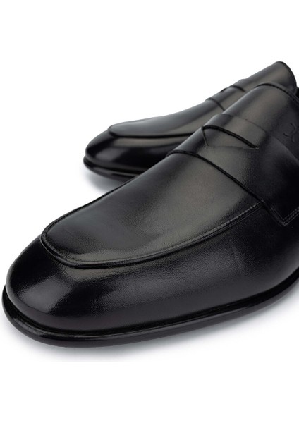 Siyah Erkek Deri Loafer 01 2225 Erk Ayk SK24-25 modelleri