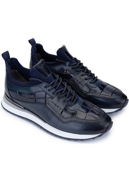 Erkek Hakiki Deri Lacivert Sneakers & Spor Ayakkabı fiyatları