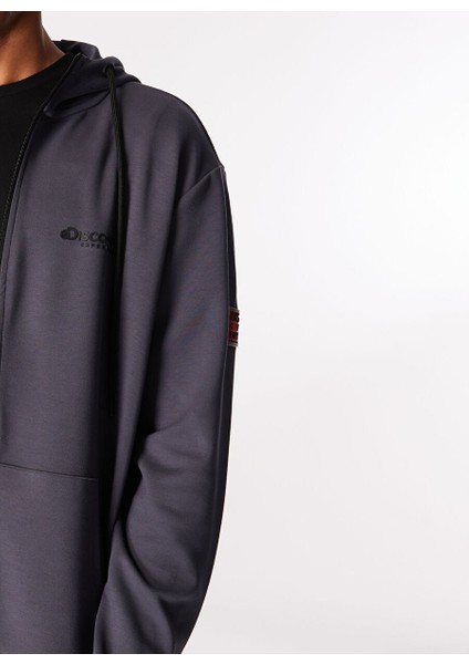 Antrasit Erkek Relaxed Sweatmont DS4M-SWT3235