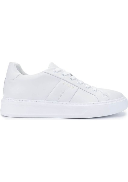 Erkek Hakiki Deri Beyaz Sneakers & Spor Ayakkabı