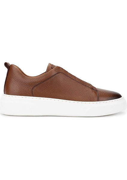 Erkek Hakiki Deri Taba Sneakers & Spor Ayakkabı