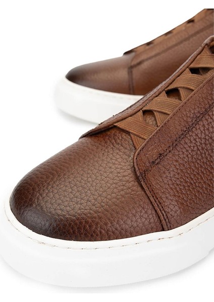 Erkek Hakiki Deri Taba Sneakers & Spor Ayakkabı