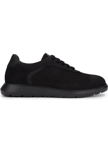 Erkek Hakiki Deri Siyah Sneakers & Spor Ayakkabı